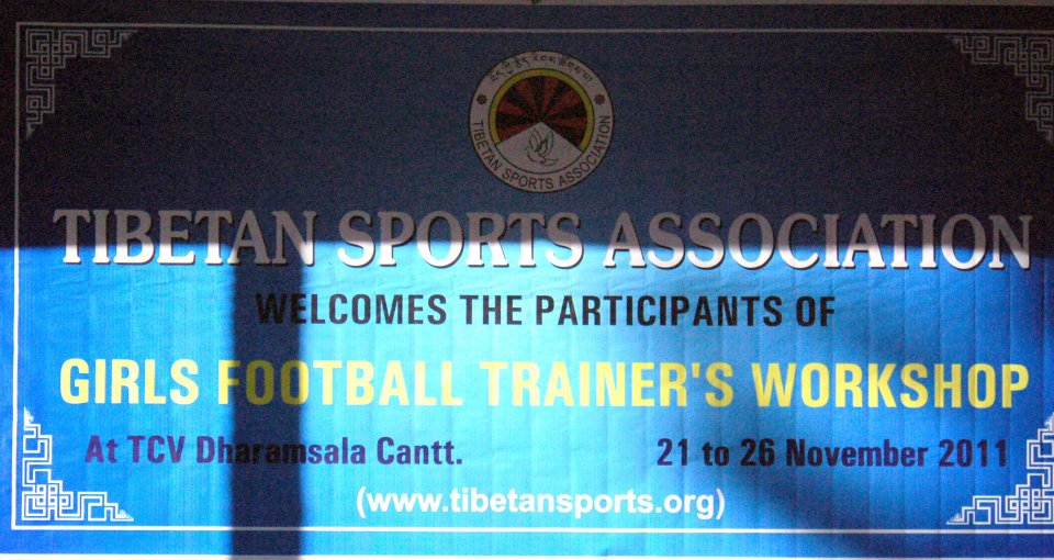 Tibetan girls football training Dharamsala