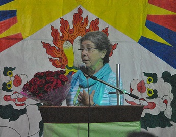 Tibetan Women's Association intern Vicki Robinson